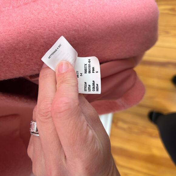 Halogen Wool Blend Winter Peacoat Pink - Picture 4 of 5